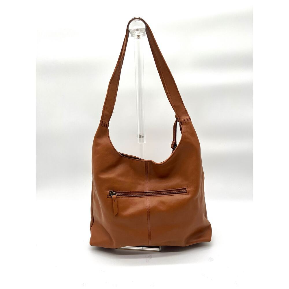 THE SAK Hobo Tooled Leather Satchel with Tassel Charm - Picture 4 of 8